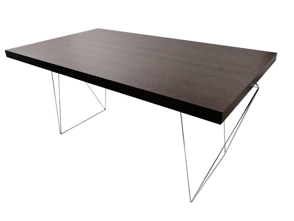 Braun NEU! Schreibtisch Schoko - Tisch Multi-Tres Holz Bürotisch Arbeitstisch TemaHome SL-Auktion