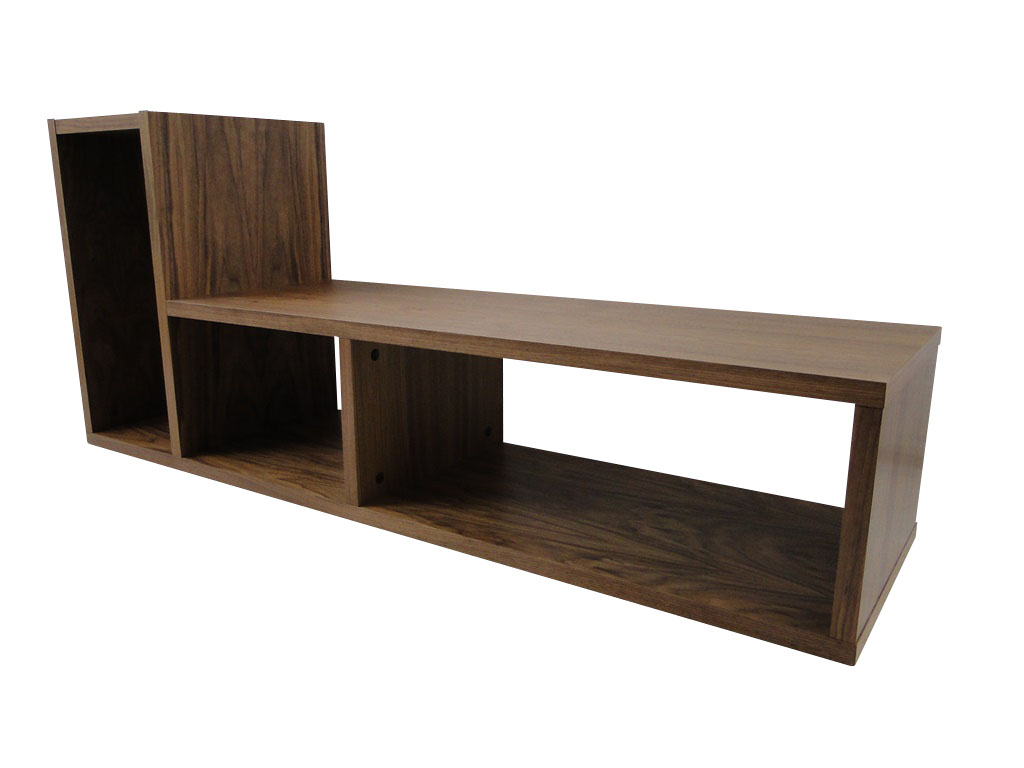 SL-Auktion - TemaHome Domino Regal Bücherregal Raumteiler Holz Braun  Nussbaum NEU!