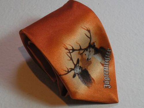 Cm Jagermeister Kirsche Jagermeister Krawatte Orange Polyester