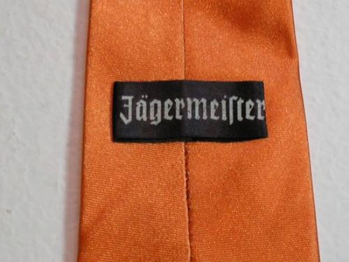 Cm Jagermeister Kirsche Jagermeister Krawatte Orange Polyester